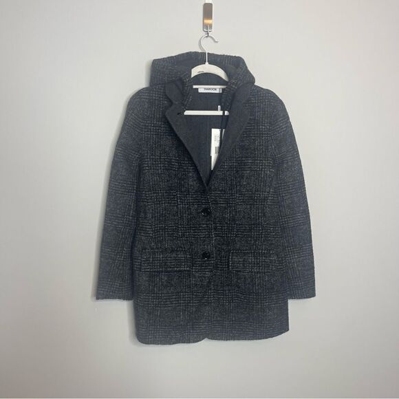 Thakoon Wool Blend Hooded Coat NWT Size Small - Picture 6 of 13